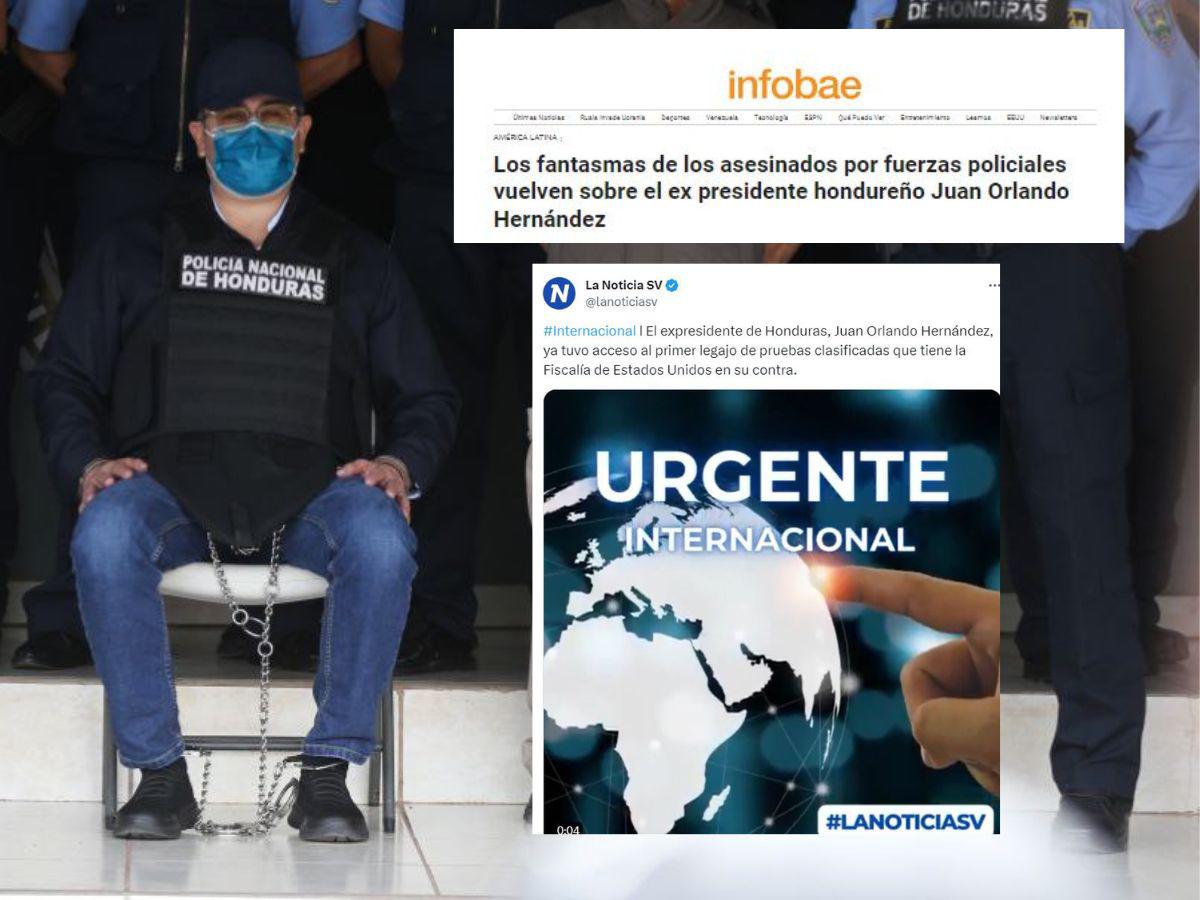 Prensa internacional comienza a dar seguimiento al caso contra Juan Orlando Hernández.