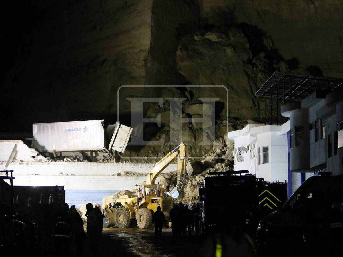 Noche de angustia en Tegucigalpa: sigue búsqueda de víctimas del derrumbe en anillo periférico
