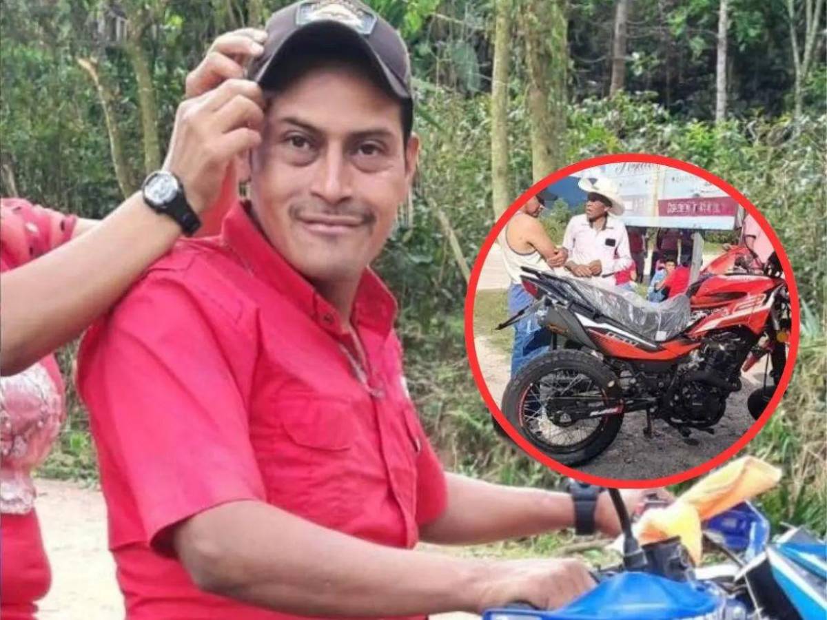 Misael López compró su moto y minutos después murió tras accidentarse en Lempira