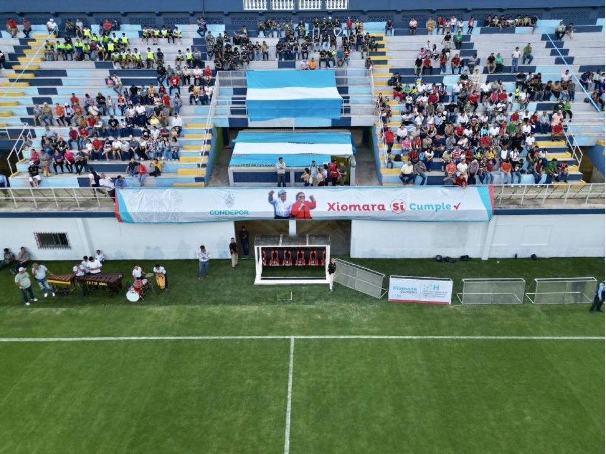 Así quedó el estadio Juan Ramón Brevé de Juticalpa luego de las remodelaciones