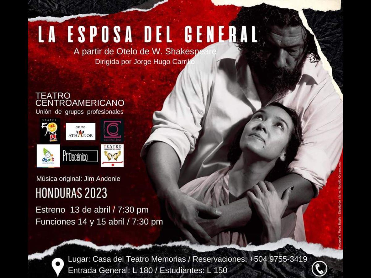 “La esposa del General” se estrena en Tegucigalpa
