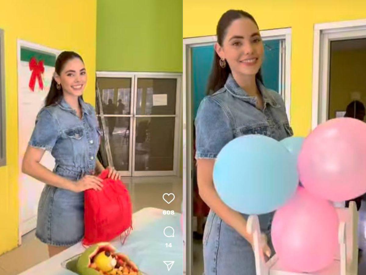 Más que belleza: Haley Amaya, la modelo hondureña que sorprendió a futuras madres en un hospital