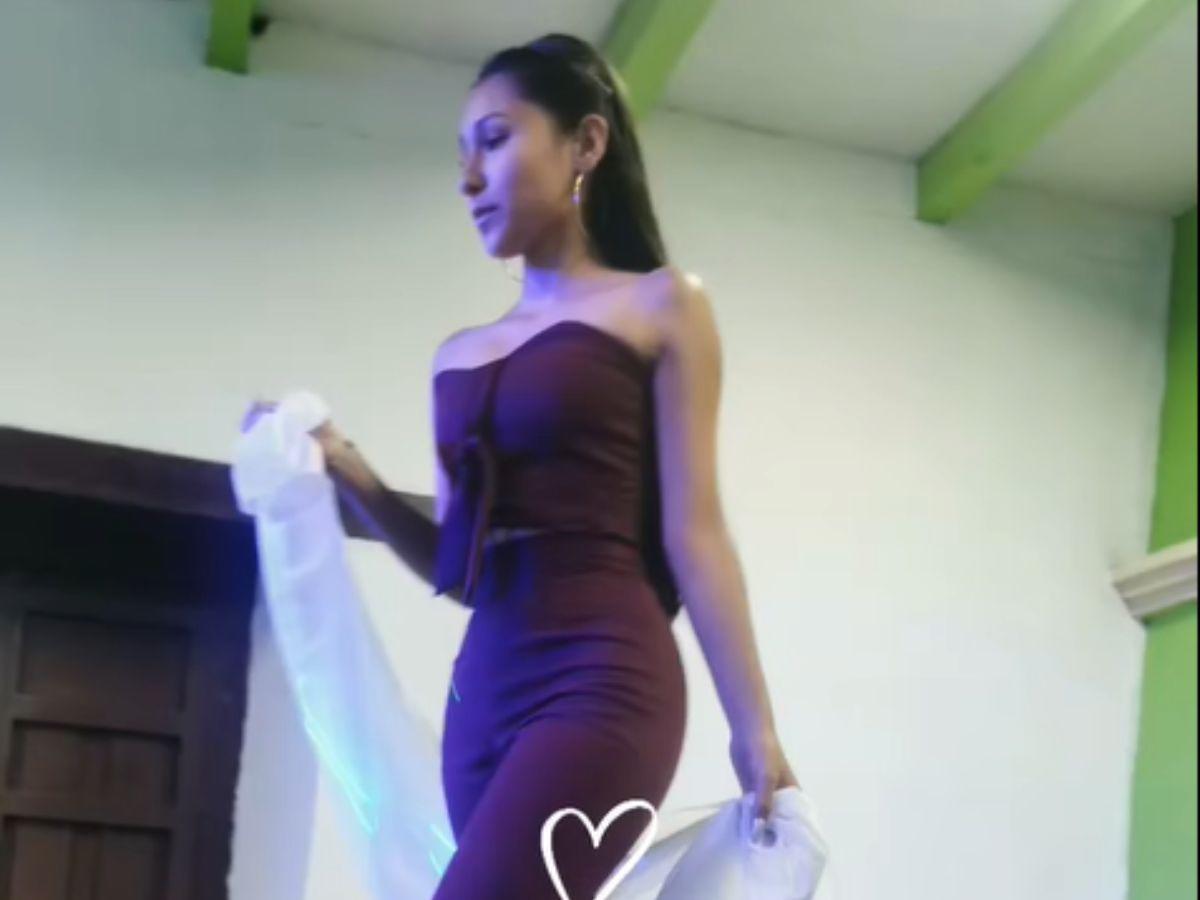 Murió carbonizada en su casa: Momento en que Jancy España se coronó como reina de Nueva Armenia