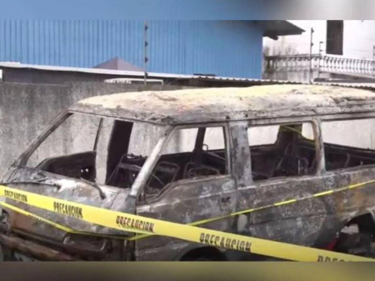 Lo que se sabe del conductor desmembrado y carbonizado dentro de busito en SPS