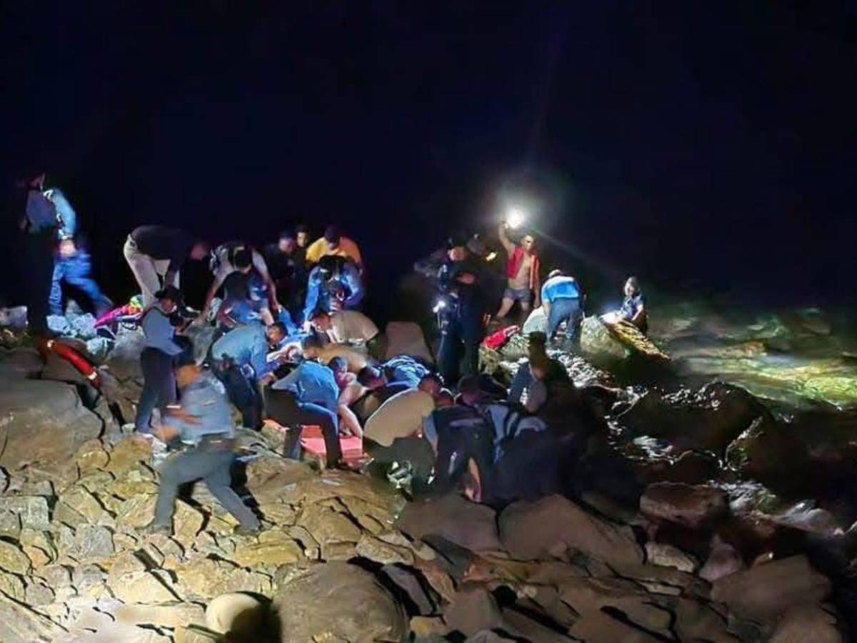 Así fue el rescate de los sobrevivientes de la tragedia aérea en Roatán