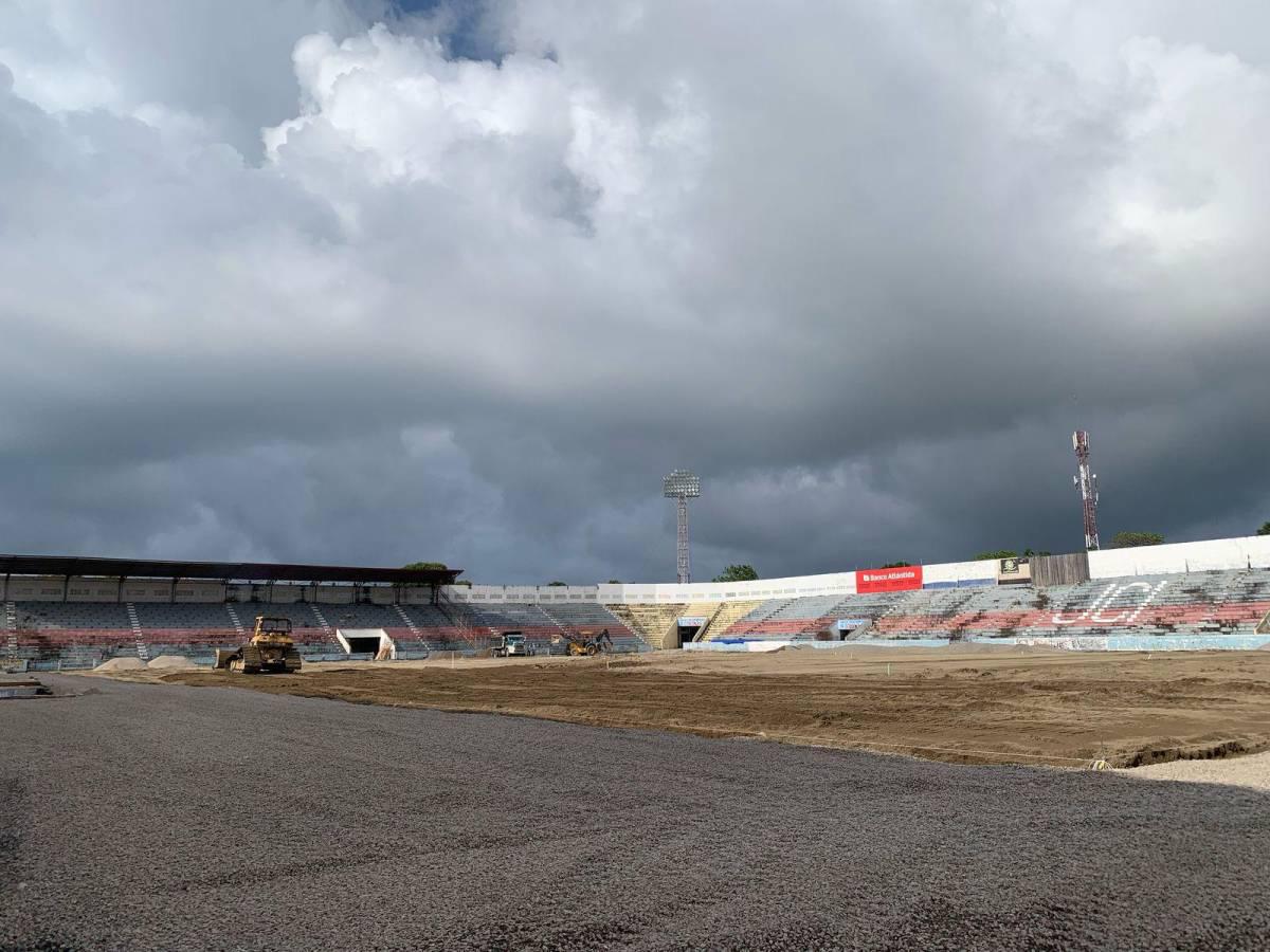 ¿Cuándo lo entregan? Así avanza construcción de nueva cancha del estadio Ceibeño