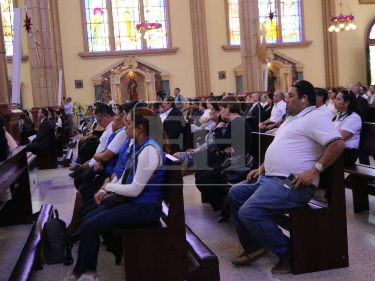 Realizan misa de cuerpo presente en Basílica de Suyapa para despedir a don Emilio Larach