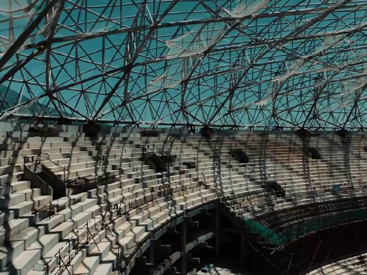 El Salvador hace historia: Así avanza la construcción del estadio más grande de Centroamérica