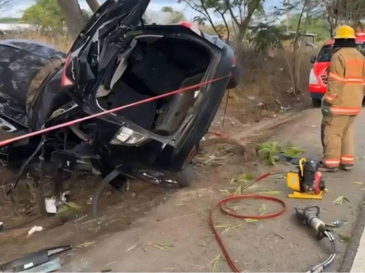 Hipótesis: ¿Qué provocó el fatal choque dónde murieron tía y sobrina en Juticalpa, Olancho?