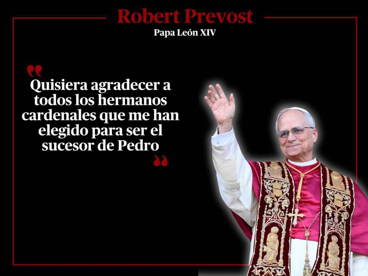 Frases de León XIV, el nuevo Papa: llama a la unidad y a la paz