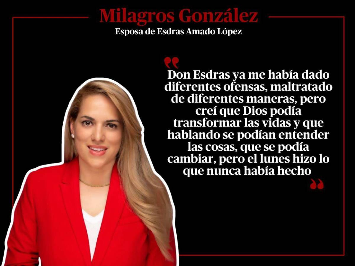 No hubo oración que cambiara la actitud de Esdras hacia mí: Milagros González