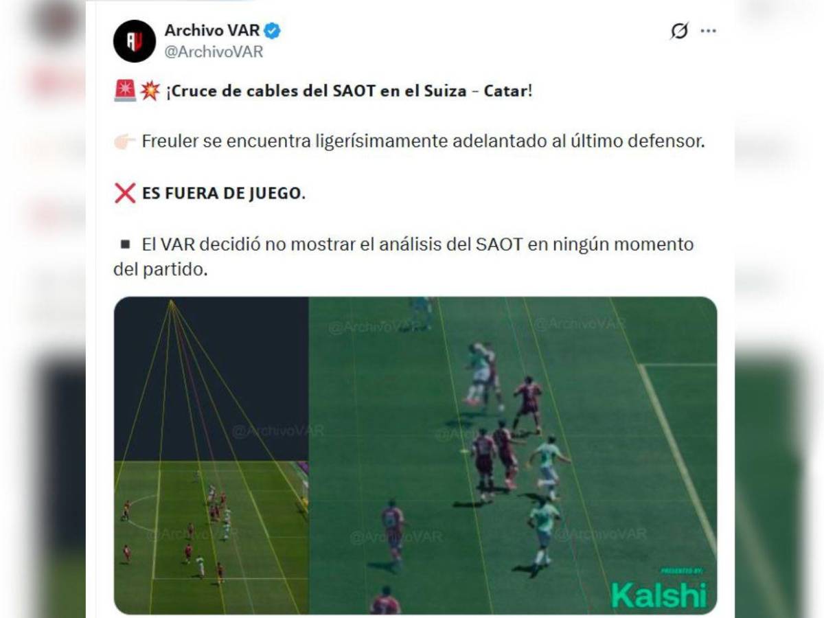 ¿Se equivocó Saíd Martínez en penal de Suiza? Lo que dicen de su participación en el Mundial 2026