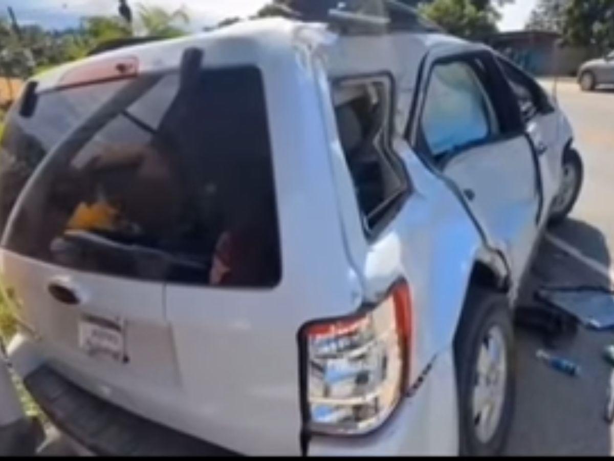 “El carro venía zigzagueando y voló”: así fue el accidente que dejó a dos niños muertos en Omoa