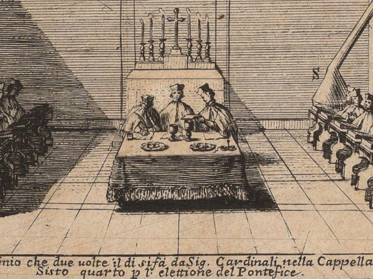 Sin techo y a pan y agua: así fue el cónclave más largo de la historia