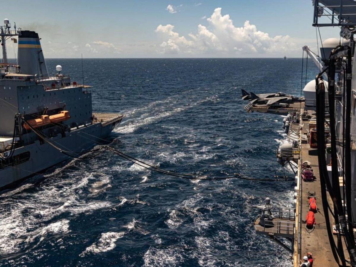 Este es el buque anfibio de guerra que lleva a Nicolás Maduro a Estados Unidos