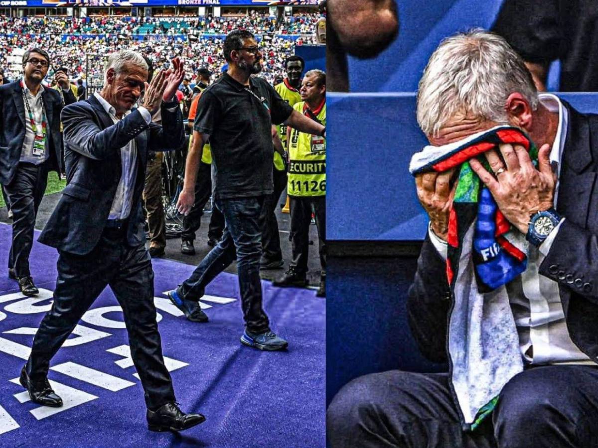 No se vio en TV: Didier Deschamps se quebró, alegría inglesa y... ¿desplante de Ester Expósito a Mbappé?