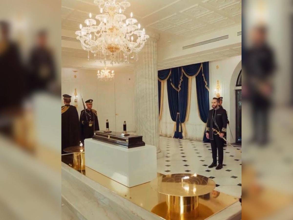 Bukele traslada los restos de Francisco Morazán a otro lugar: así es el nuevo mausoleo