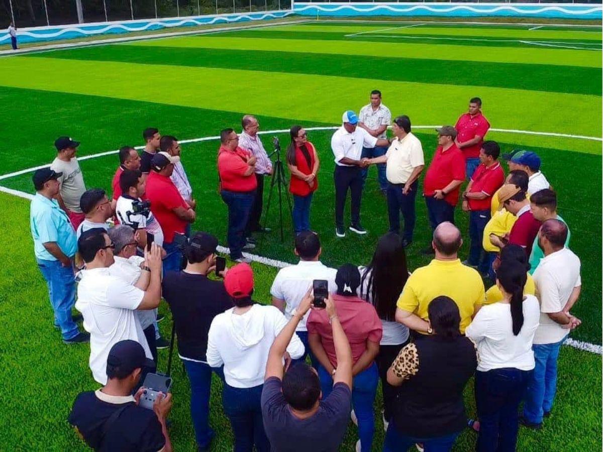 Así es el nuevo estadio hondureño que albergará partidos de fútbol profesional