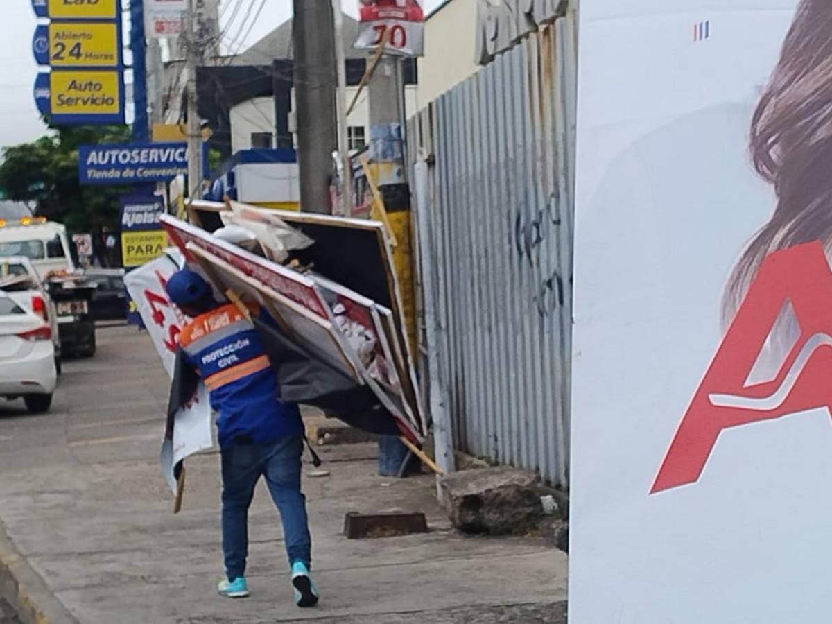 Despejan la capital de la propaganda política tras elecciones primarias