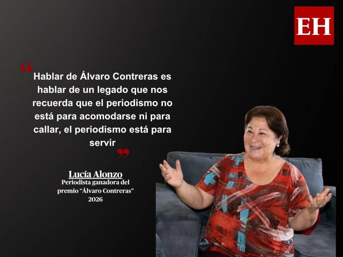 Compromiso, veracidad y ética: frases de Lucía Alvarado tras recibir el Álvaro Contreras 2026