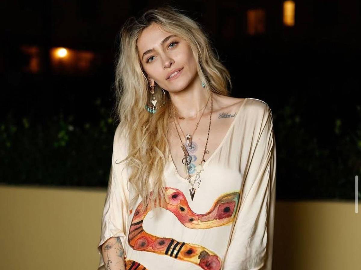 Paris Jackson muestra los daños que el consumo de drogas dejó en su nariz