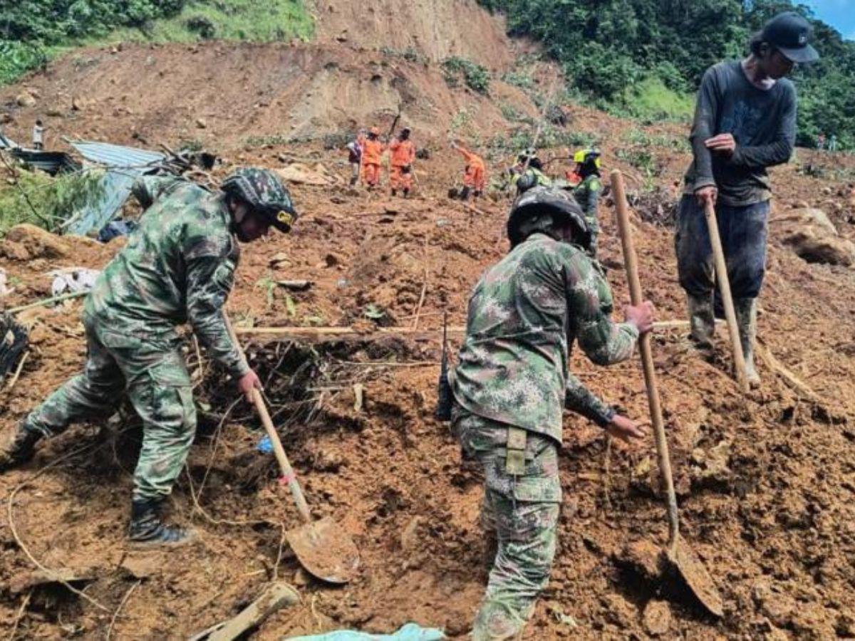 Tragedia en Colombia: 33 muertos en alud, equipos buscan sobrevivientes
