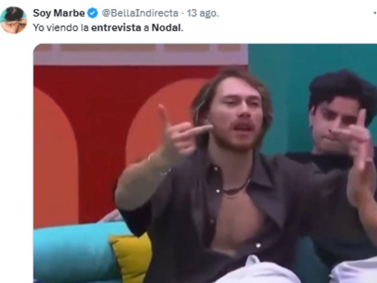 Los memes que dejó la entrevista de Christian Nodal con Adela Micha