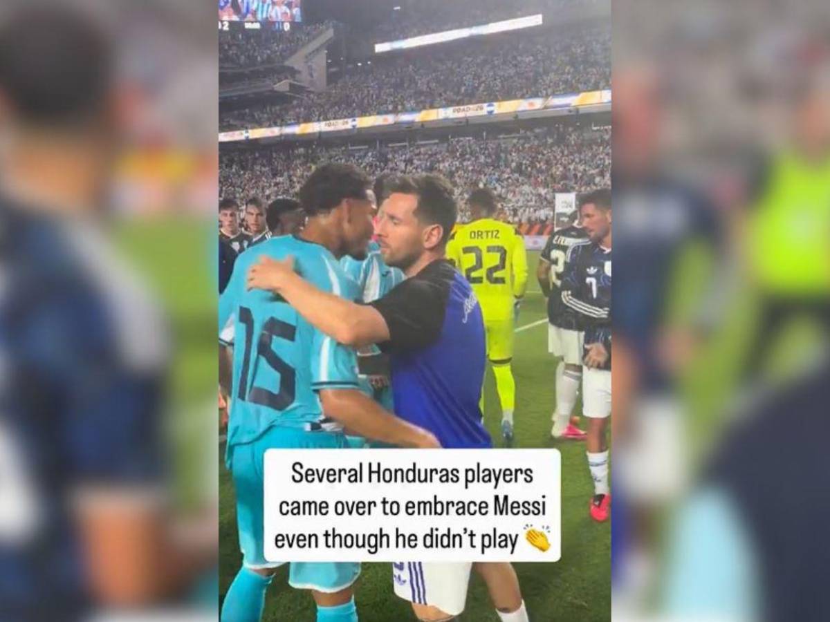 ¿Y ahora qué pasó? La decisión que tomó Messi con los jugadores de Honduras