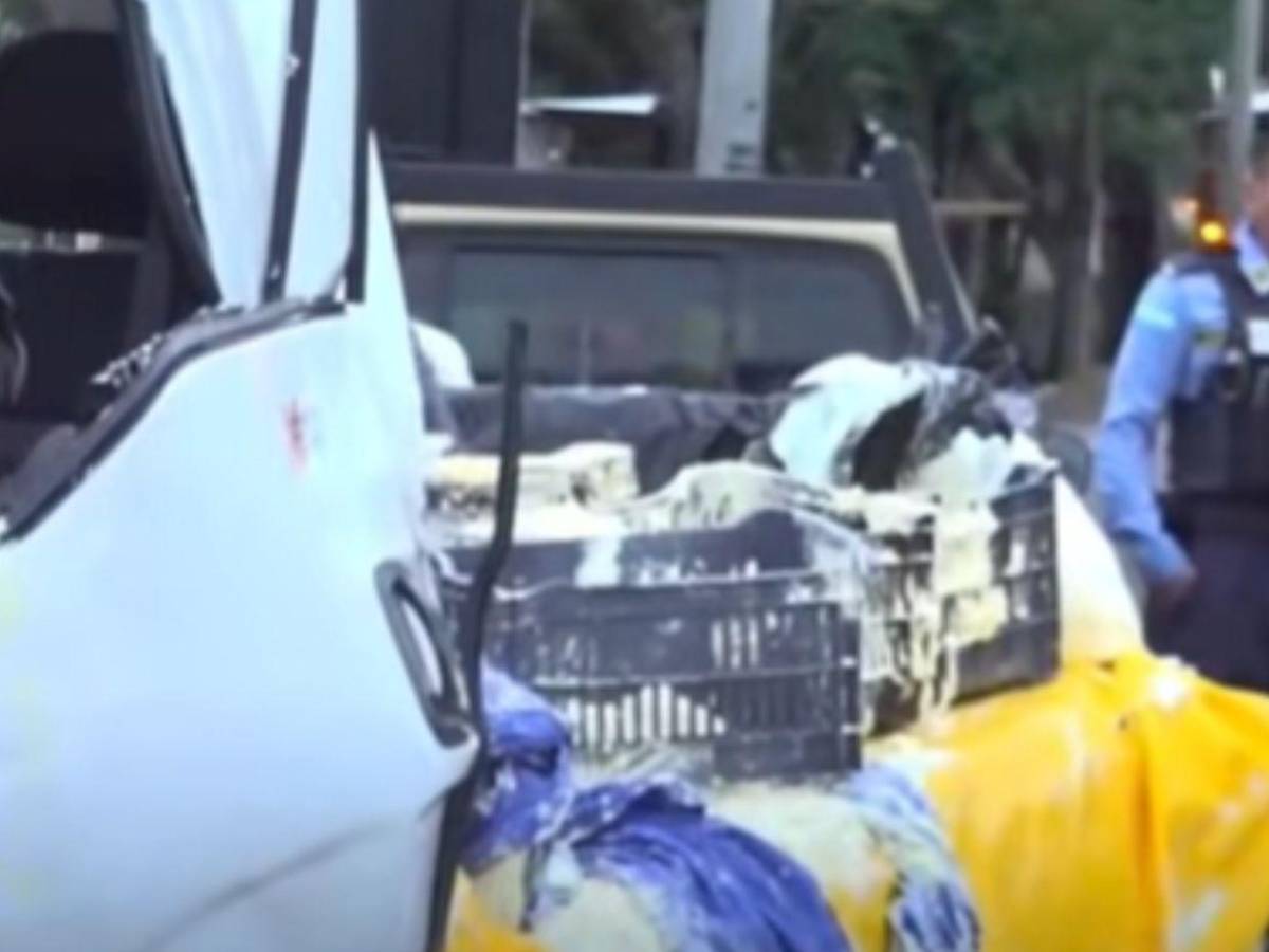 Muere conductor de camión tras fuerte colisión en carretera a Olancho