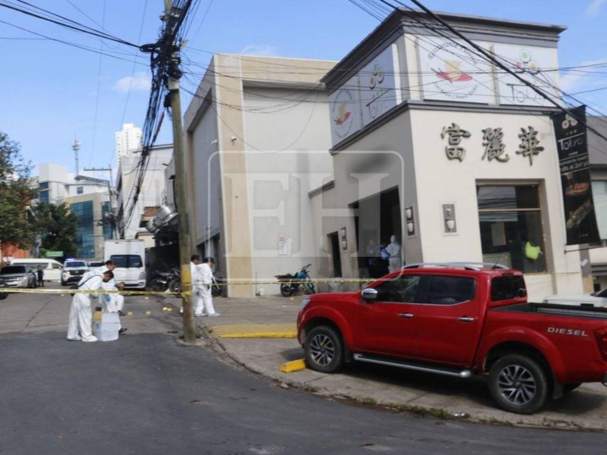 Los daños que dejó el ataque en restaurante de comida asiática en la capital
