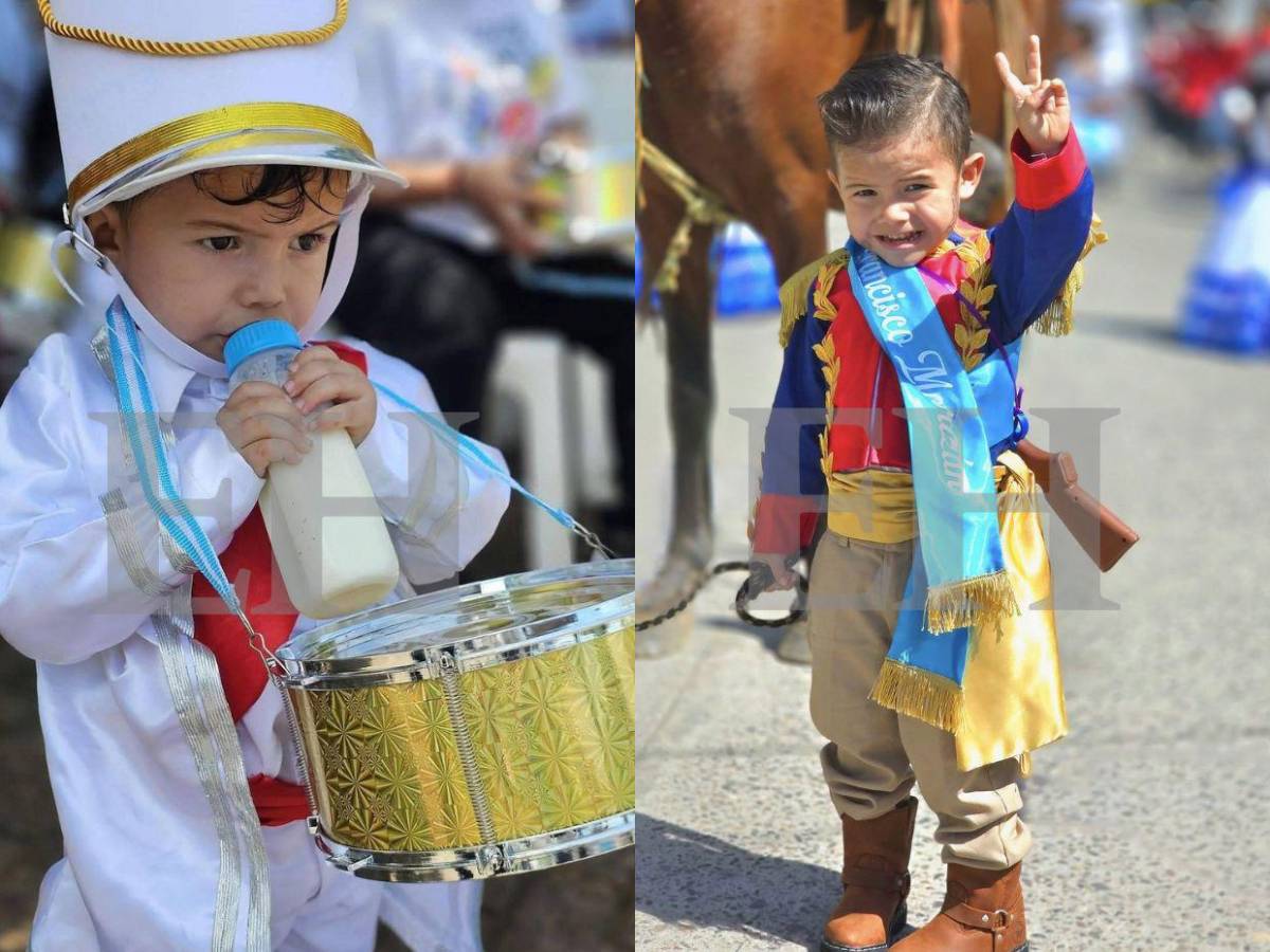 Así luce ahora Daniel Andrés Castañeda, niño que causó ternura en desfiles en El Triunfo, Choluteca, en 2024
