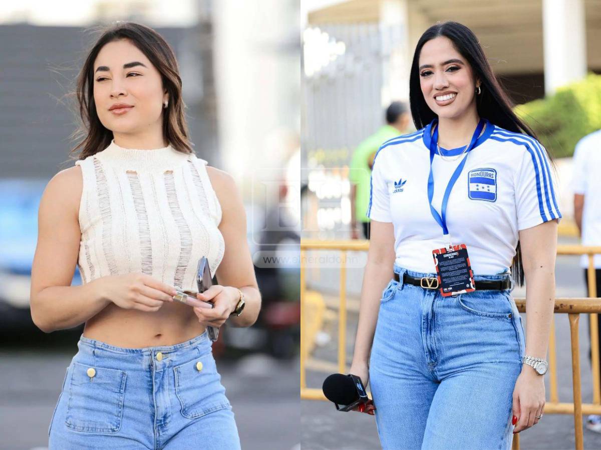 Chicas hermosas iluminan el partido entre Costa Rica y Honduras