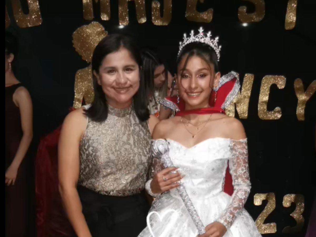 Murió carbonizada en su casa: Momento en que Jancy España se coronó como reina de Nueva Armenia