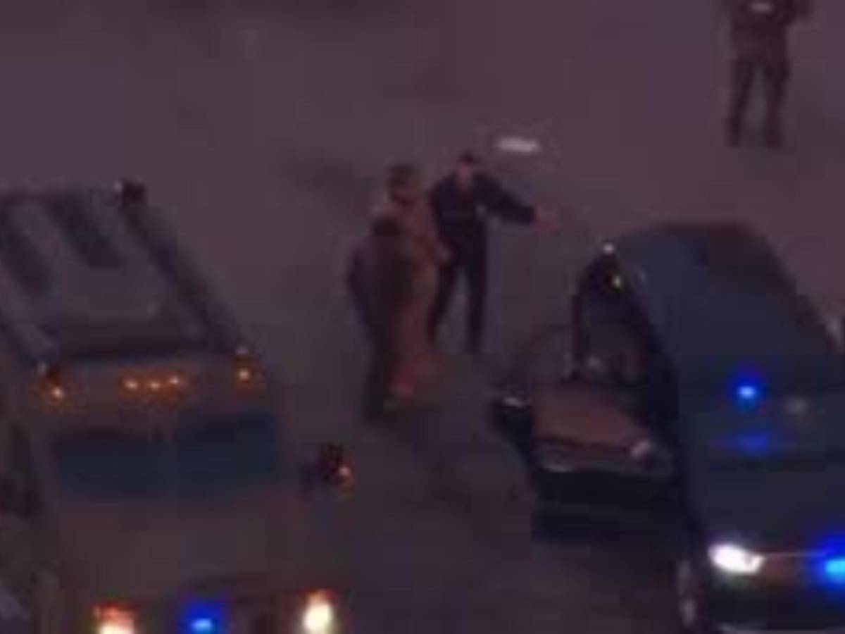 Las primeras imágenes del traslado de Nicolás Maduro al tribunal federal de Nueva York