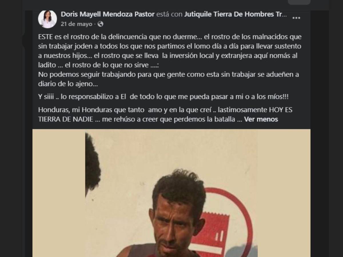 “Lo responsabilizo a él: mensaje de exministra de Sedis antes de  entregarse tras matar a supuesto ladrón