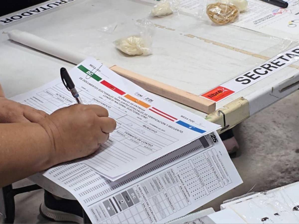 Las primeras imágenes del inicio del escrutinio especial en Honduras