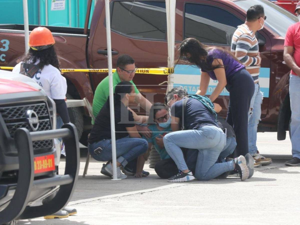 Desgarradoras imágenes de la familia de Félix Núñez tras encontrar su cuerpo en el anillo periférico