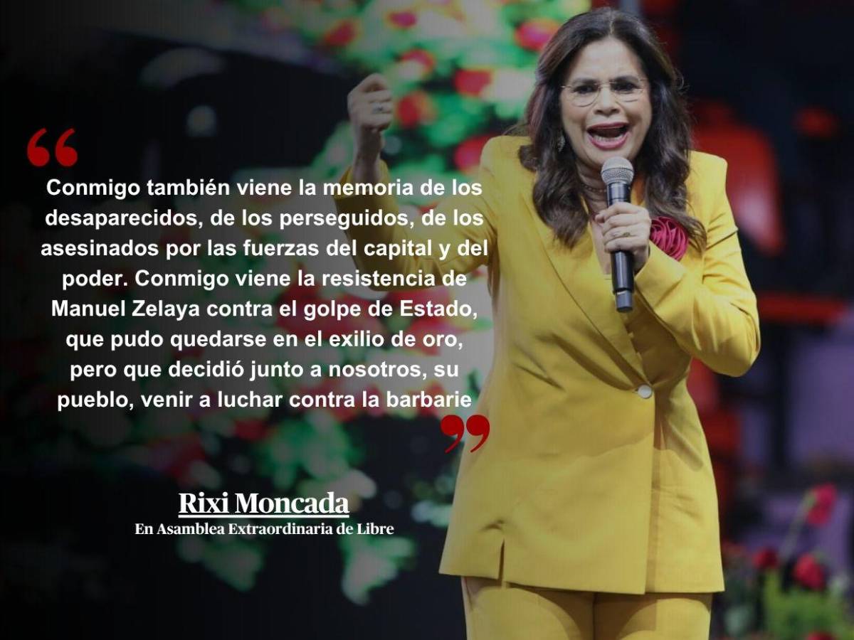 “Soy del pueblo, soy justicia”: 33 frases de Rixi Moncada en asamblea de Libre rumbo a las generales “Soy del pueblo, soy justicia”: 33 frases de Rixi Moncada en asamblea de Libre rumbo a las generales