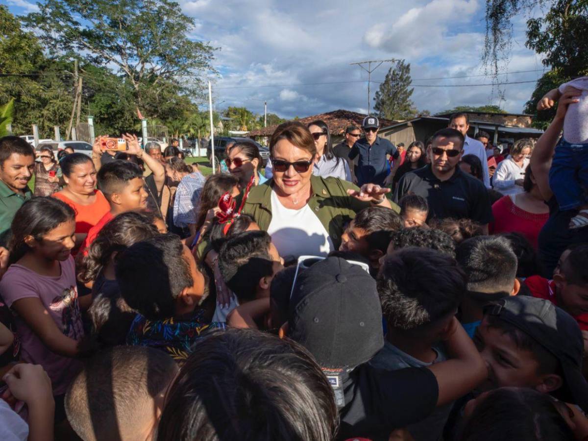 Así celebraron Navidad los políticos de Honduras: esto hizo Xiomara Castro en Olancho