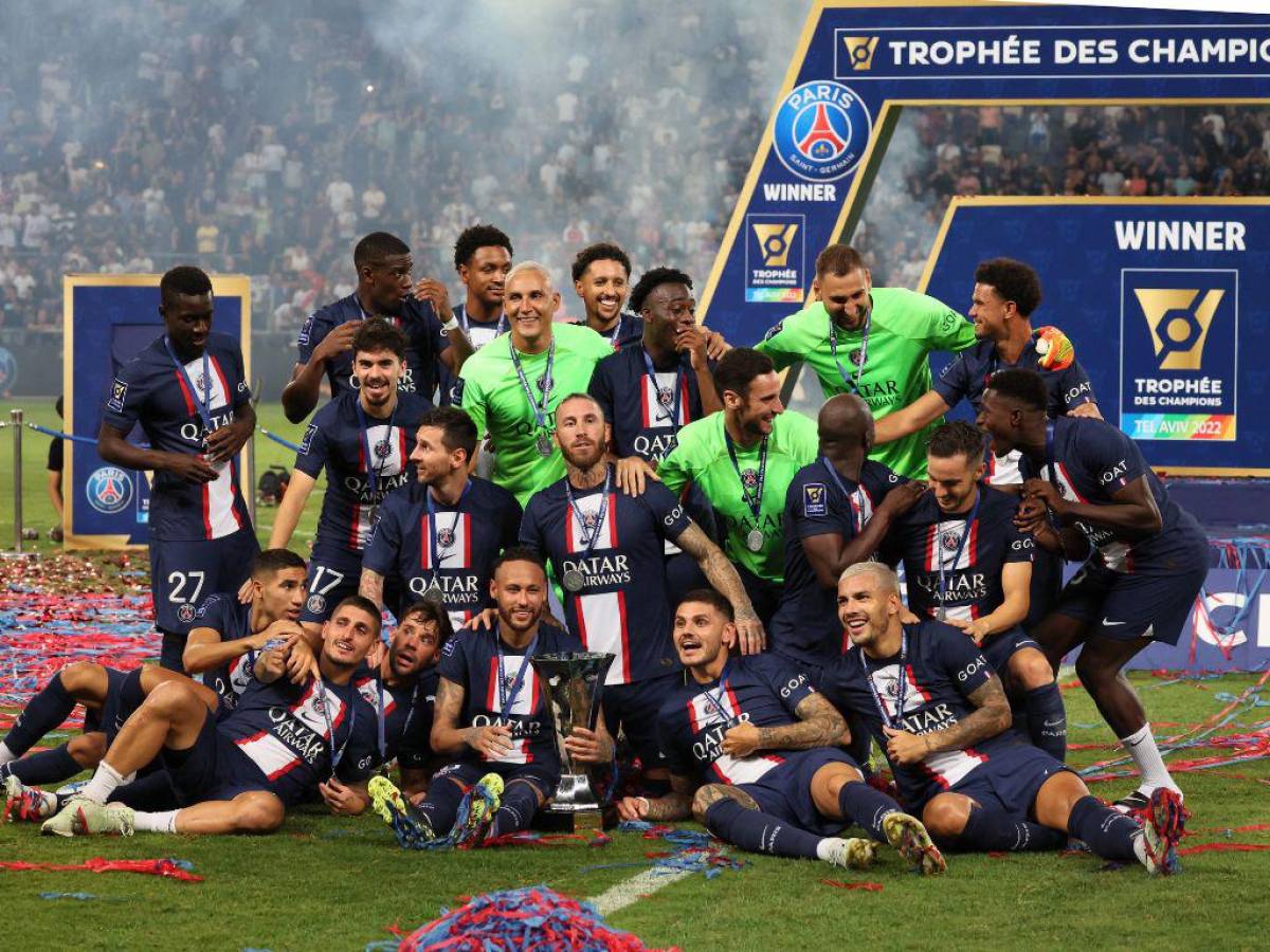 PSG conquista el Trofeo de Campeones en Francia tras golear 4-0 al Nantes
