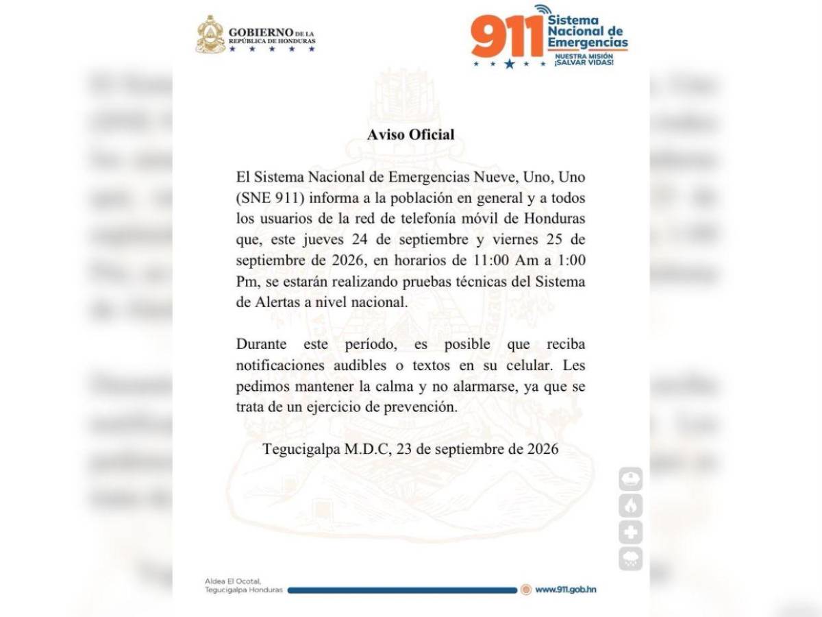 Alerta del 911: ¿para qué sirve el mensaje que llega a su celular? Esto se sabe