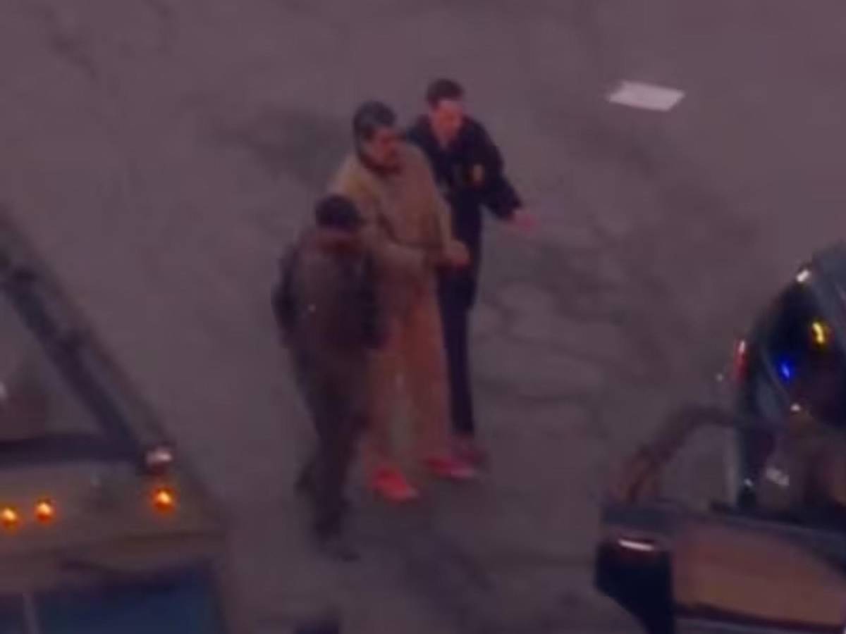 Las primeras imágenes del traslado de Nicolás Maduro al tribunal federal de Nueva York