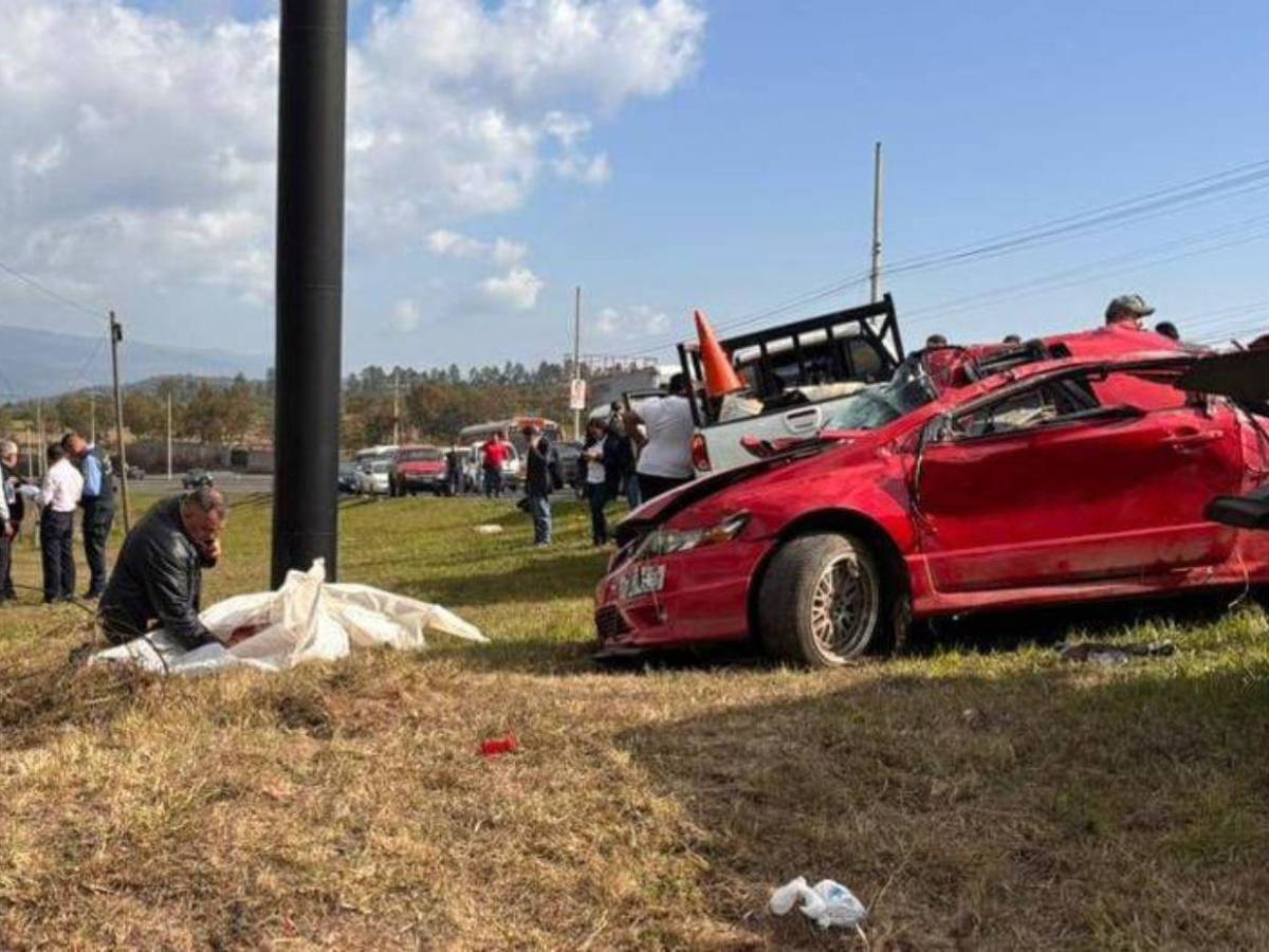Impactó contra un muro de drenaje: El accidente mortal de Víctor José Alvarenga