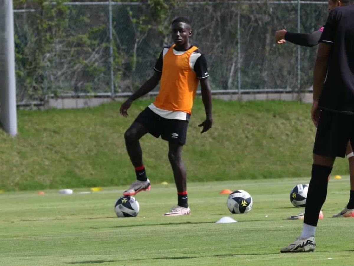 Fichaje del Olimpia fue visto en el entrenamiento y así se preparan para la final ante Real España
