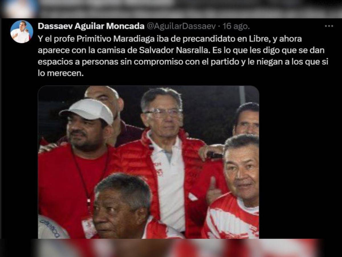 ¿Ramón Maradiaga dejó a Libre para irse a otro partido político? Lo acusan de oportunista