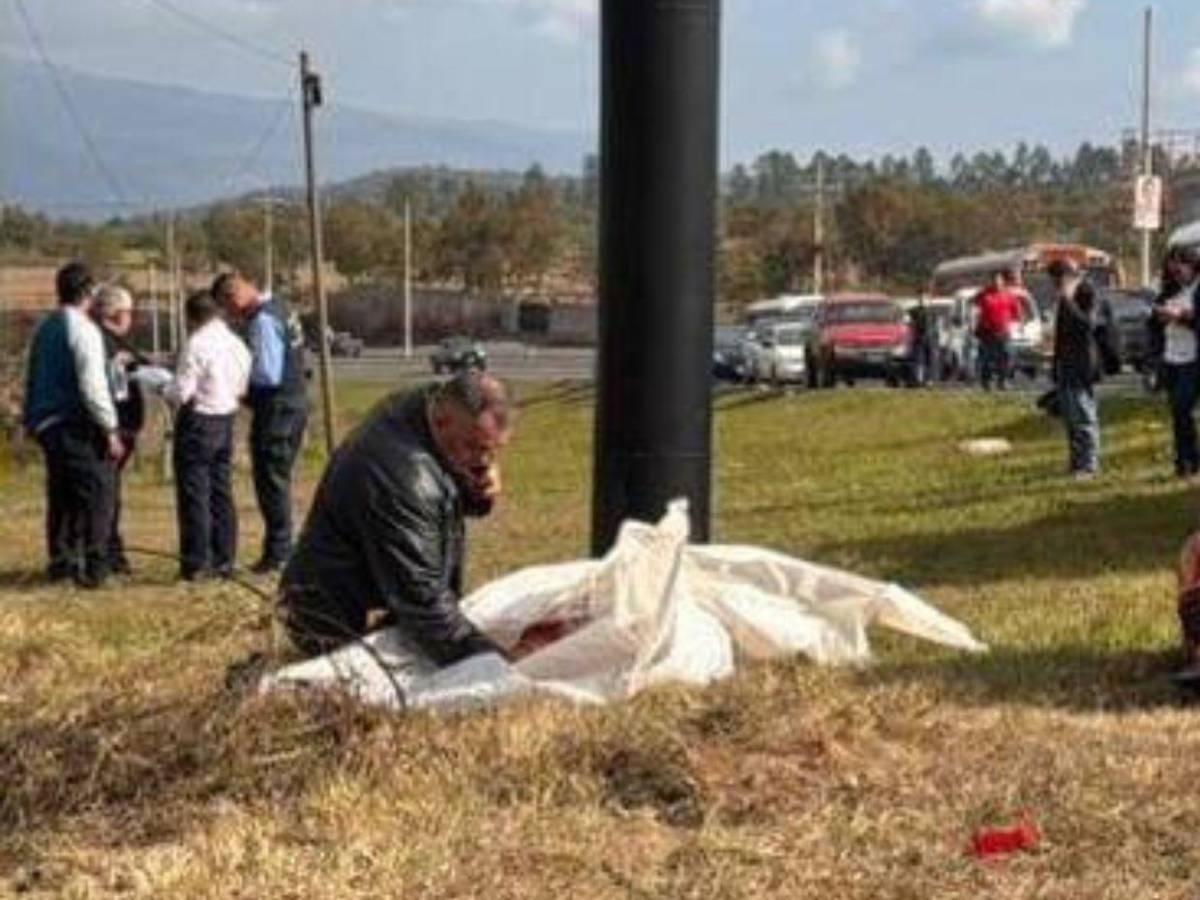 Impactó contra un muro de drenaje: El accidente mortal de Víctor José Alvarenga