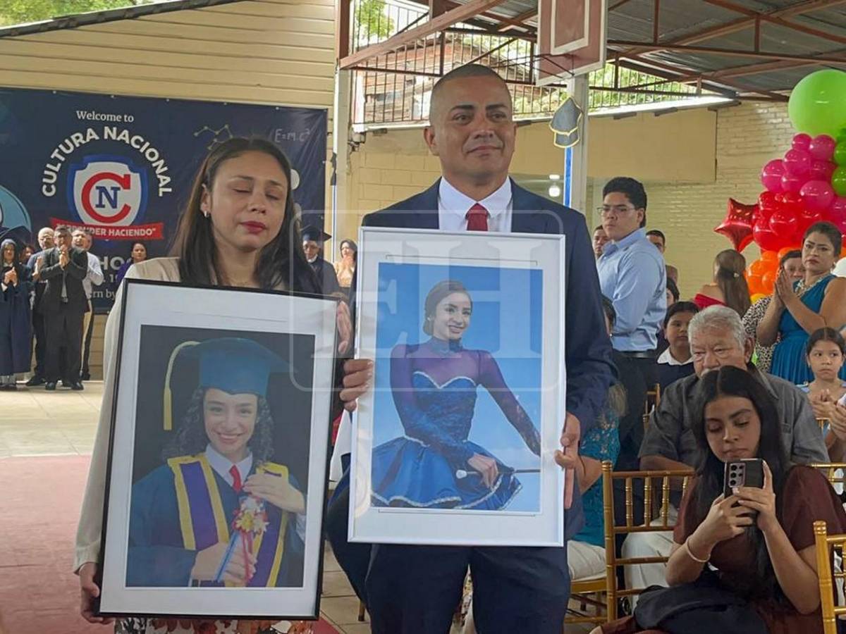 Sueño cumplido: entregan título a padres de Emily Torres, estudiante del Cultura Nacional School