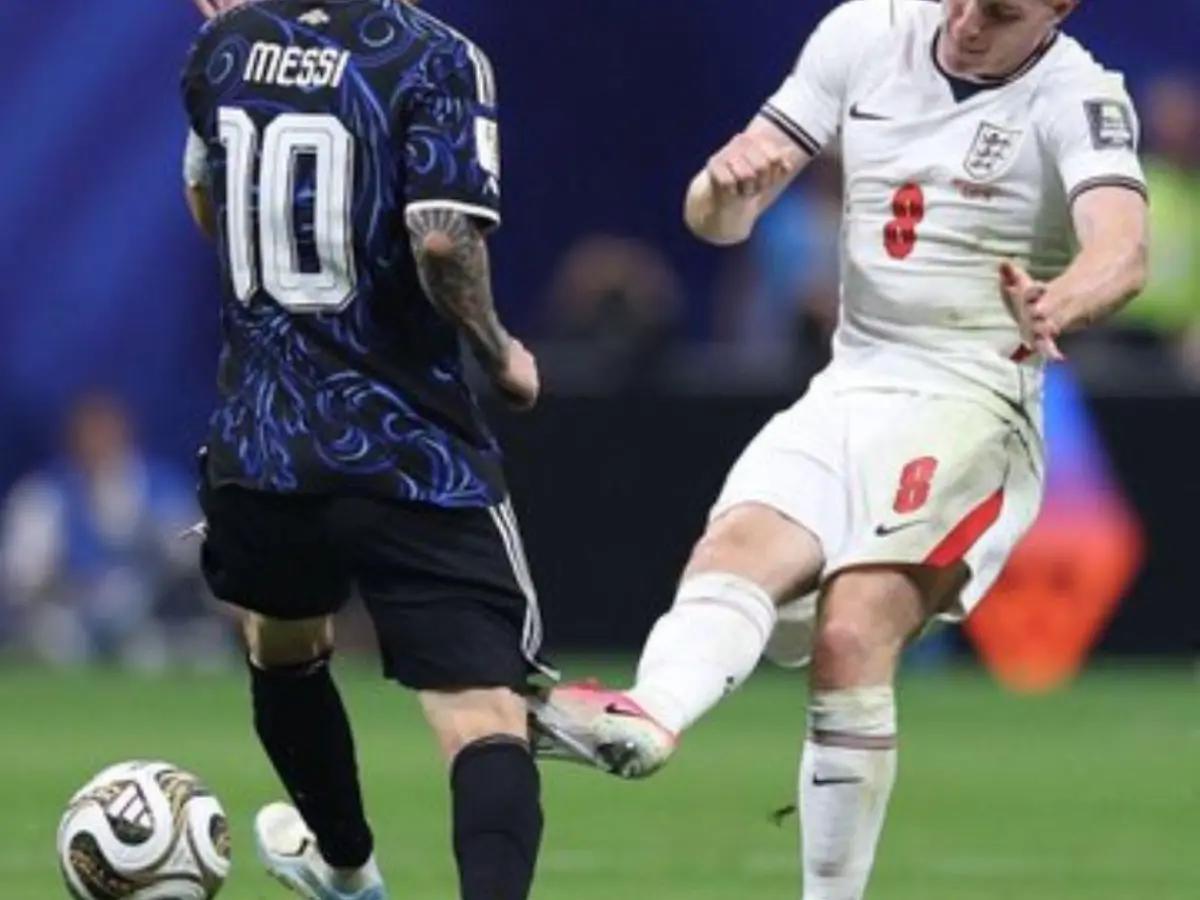 VAR perdonó a Argentina, festejo de Messi, manotazo y burla de Bellingham que se tuvo que tragar