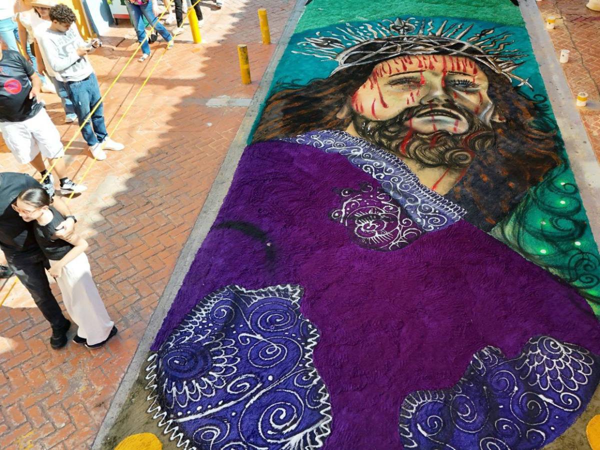 Semana Santa en Honduras: arte, fe y tradición en alfombras de aserrín Semana Santa en Honduras: arte, fe y tradición en alfombras de aserrín