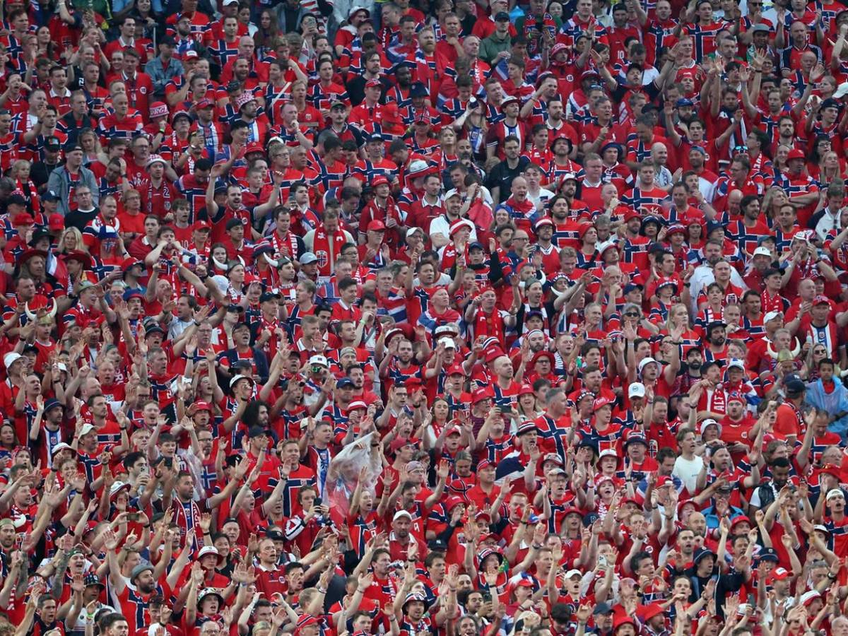 La celebración de Noruega al clasificar, tras 28 años sin jugar una Copa del Mundo